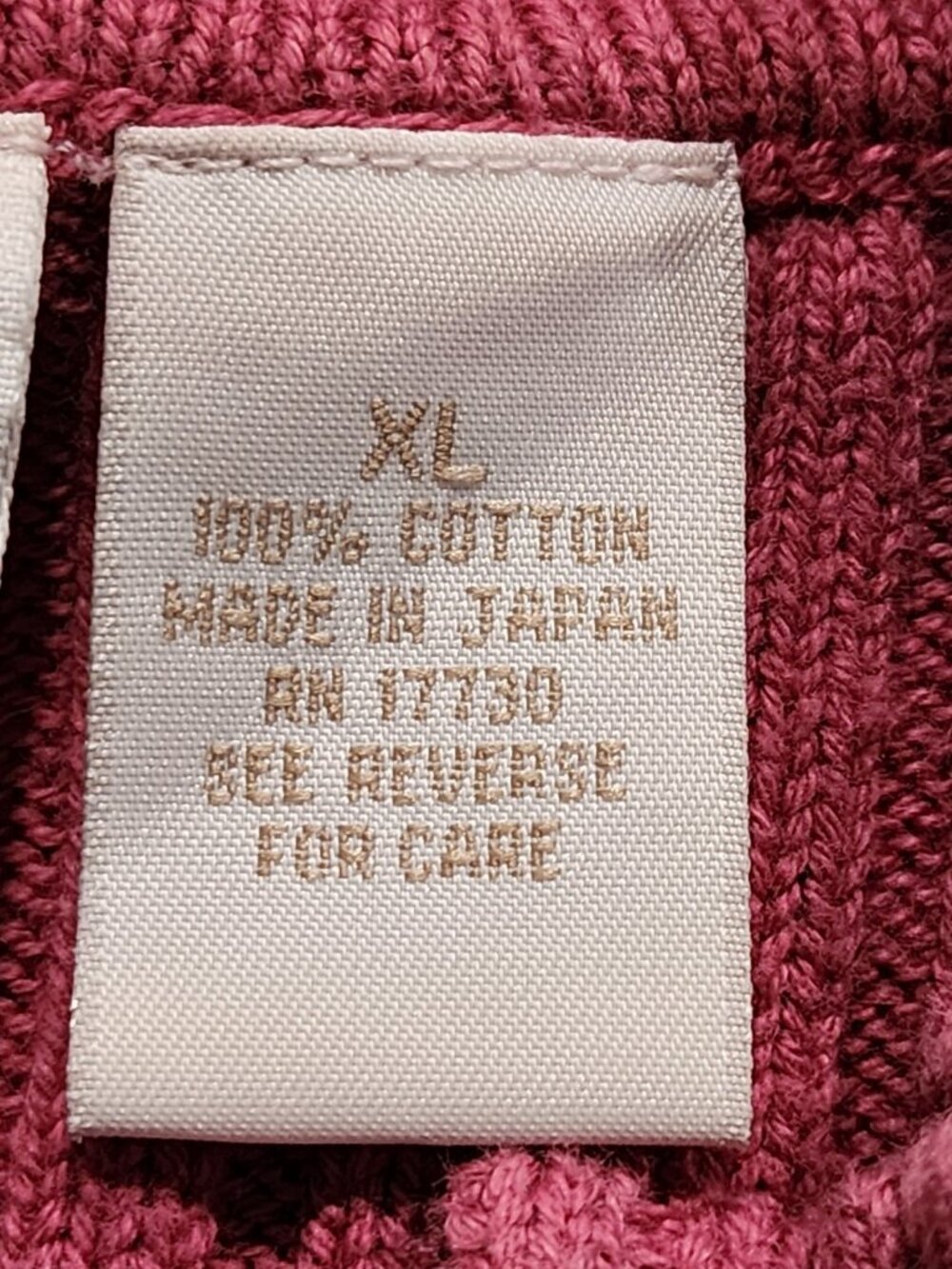 Cherokee Women's Junior's Cardigan Sweater Full Zip Ribbed Pink Size XL - Picture 5 of 10